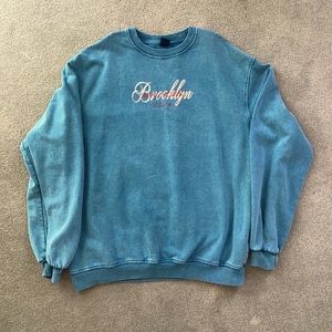 Teal Urban outfitters crewneck